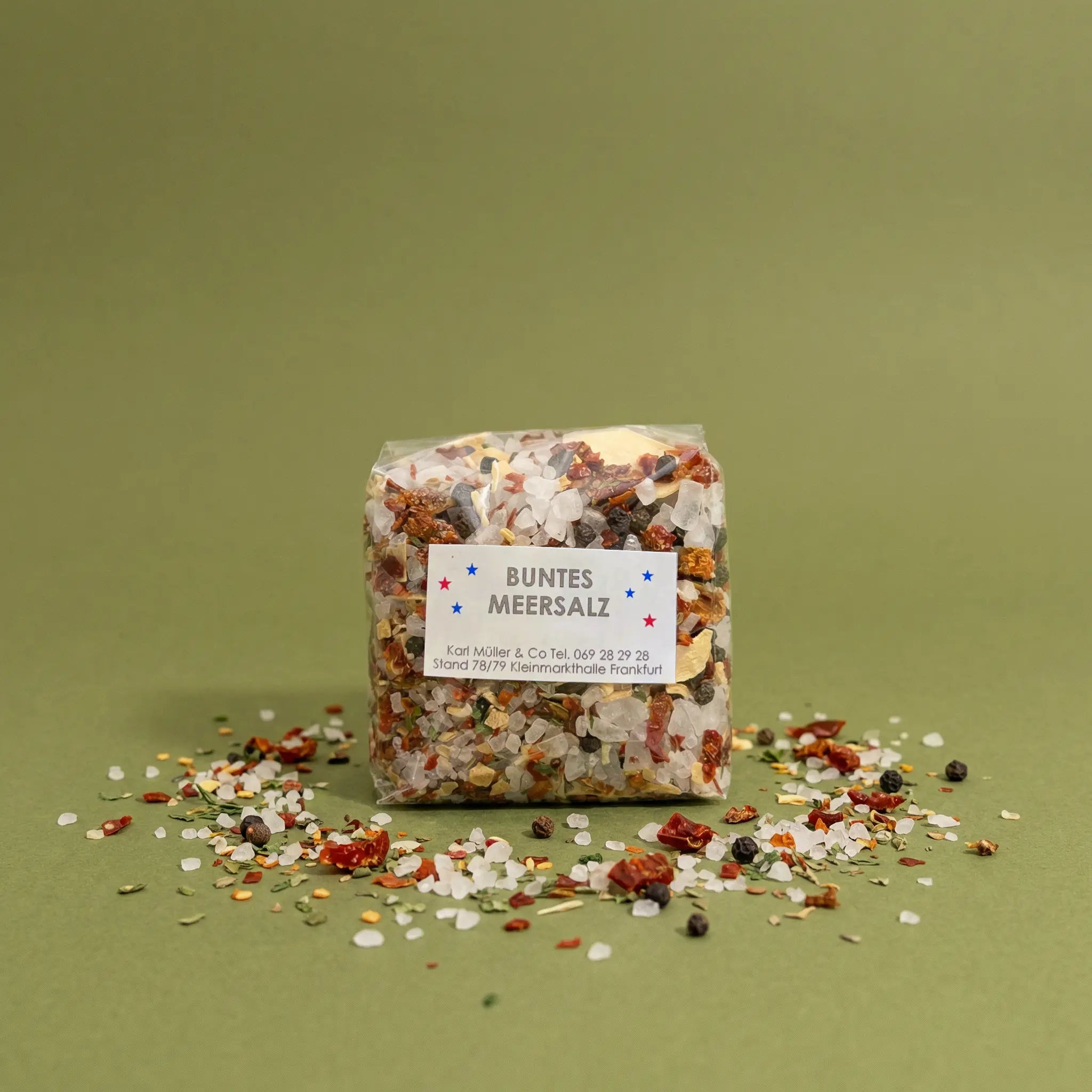 Buntes Meersalz - Würzige Mischung mit Pfeffer & Chili