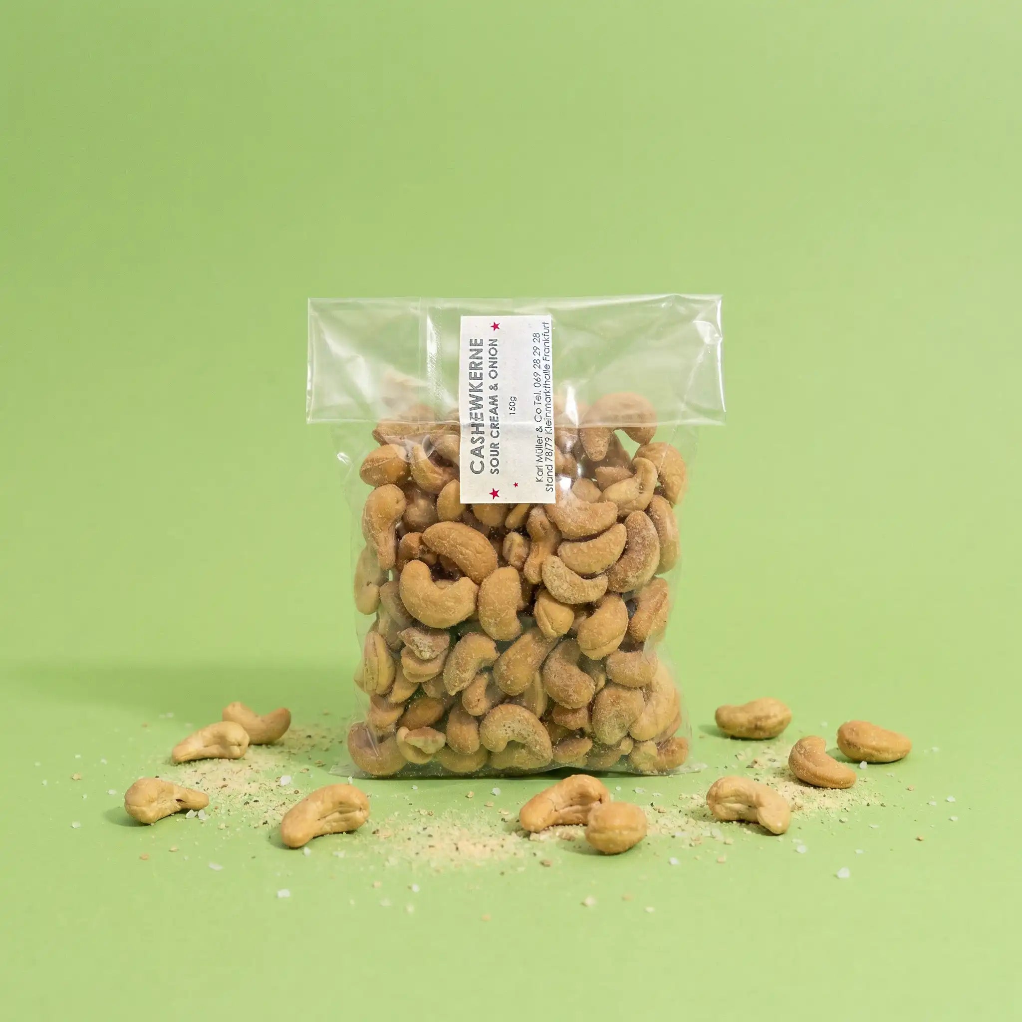 Cashewkerne Sour Cream & Onion – Cremig-würzig