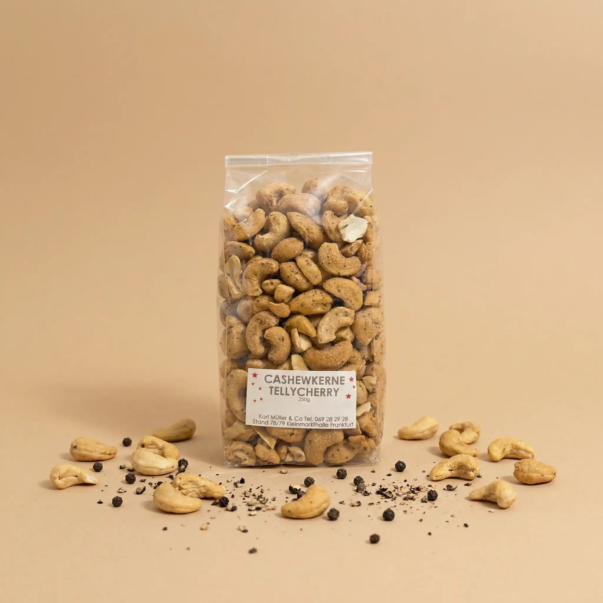 Cashewkerne Tellycherry Pfeffer – Edles Duo
