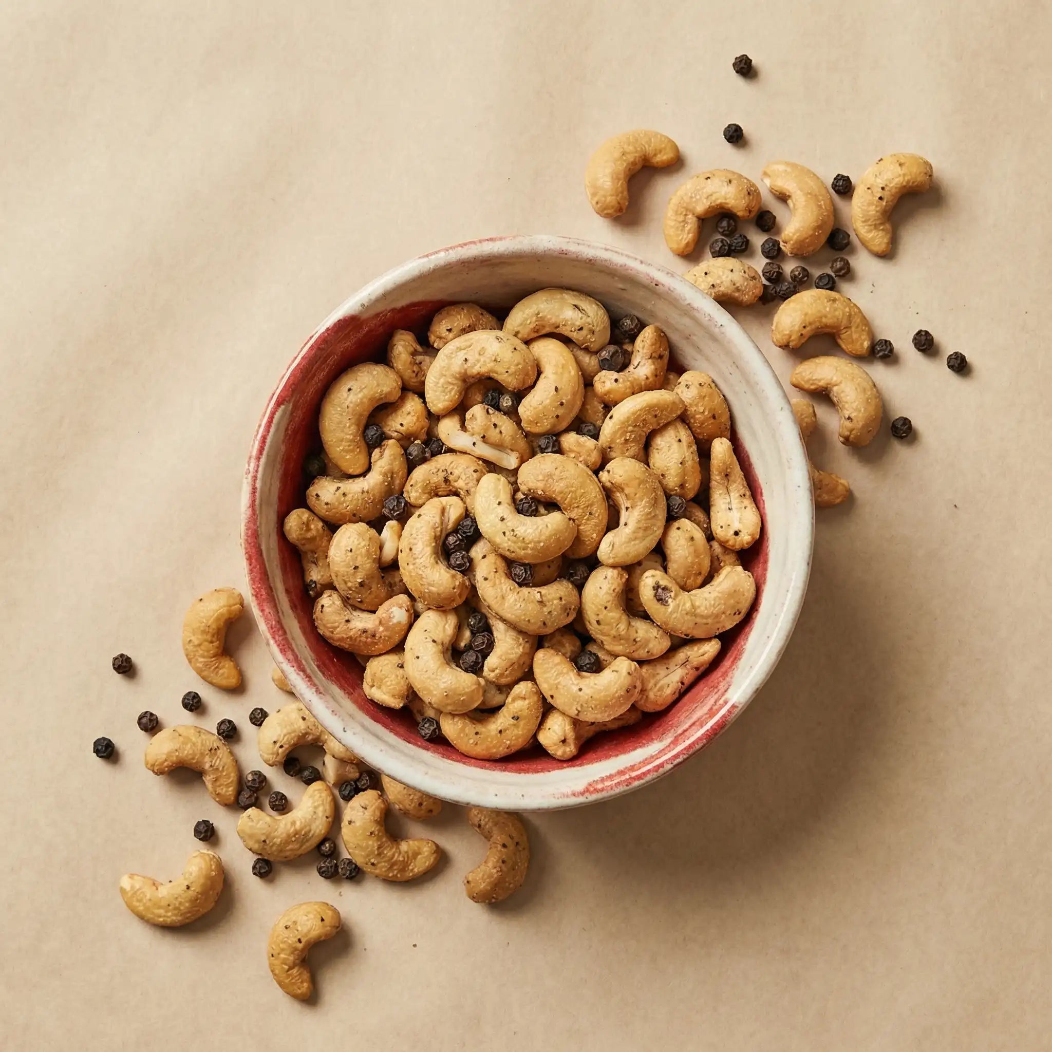 Cashewkerne Tellycherry Pfeffer – Edles Duo