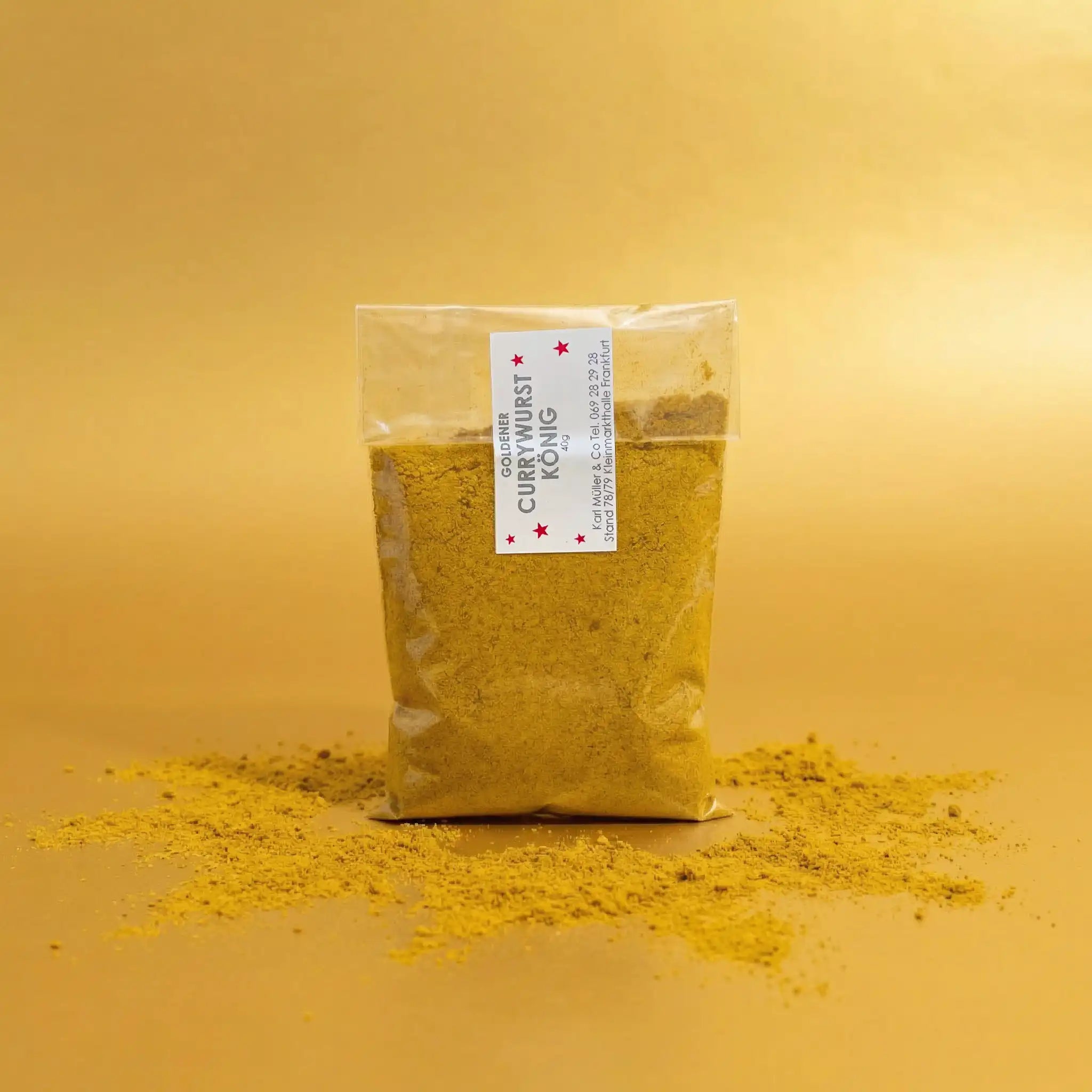 Goldener Currywurst König | Das fruchtige Currypulver