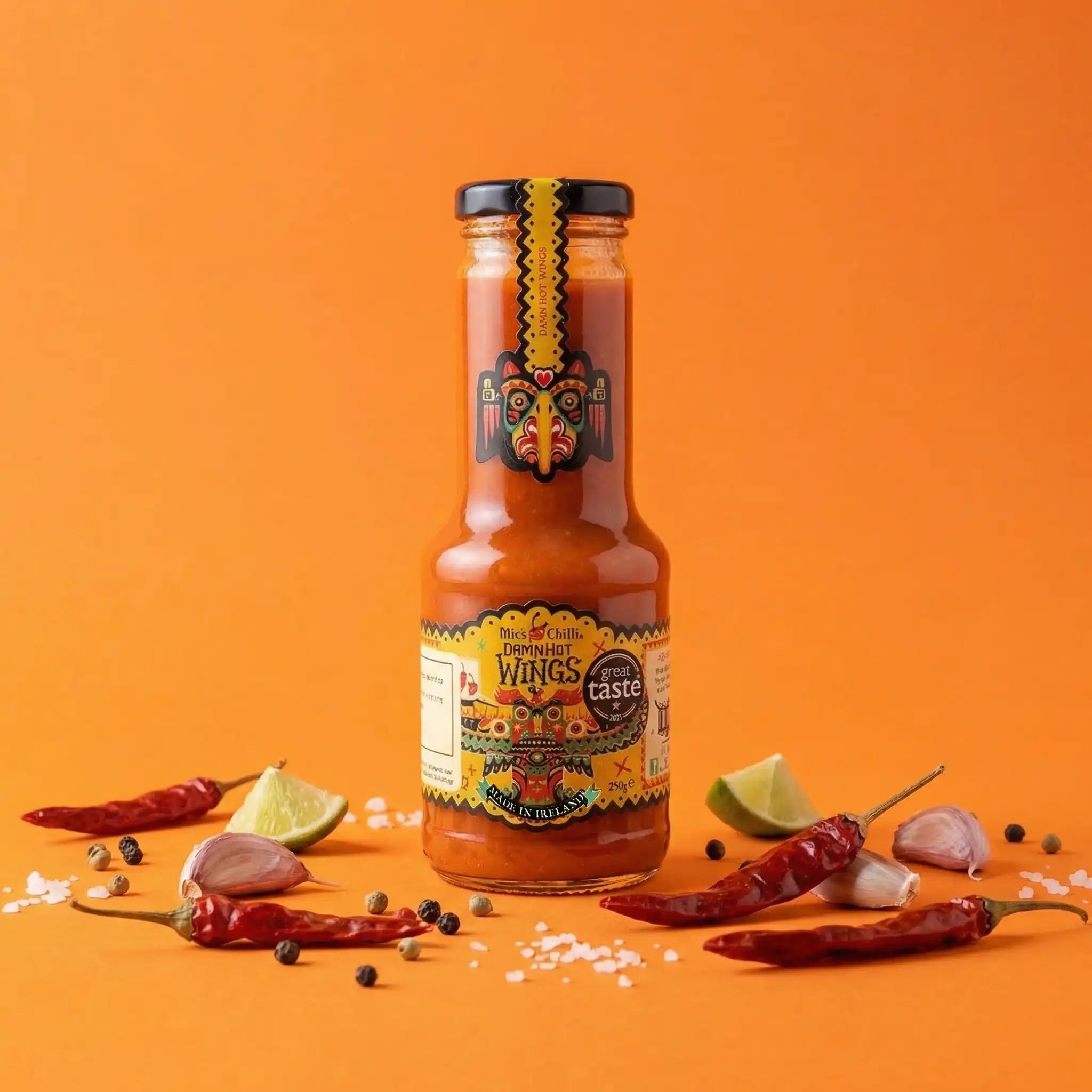 Damn Hot Wings Sauce kaufen – Jalapeño & Naga