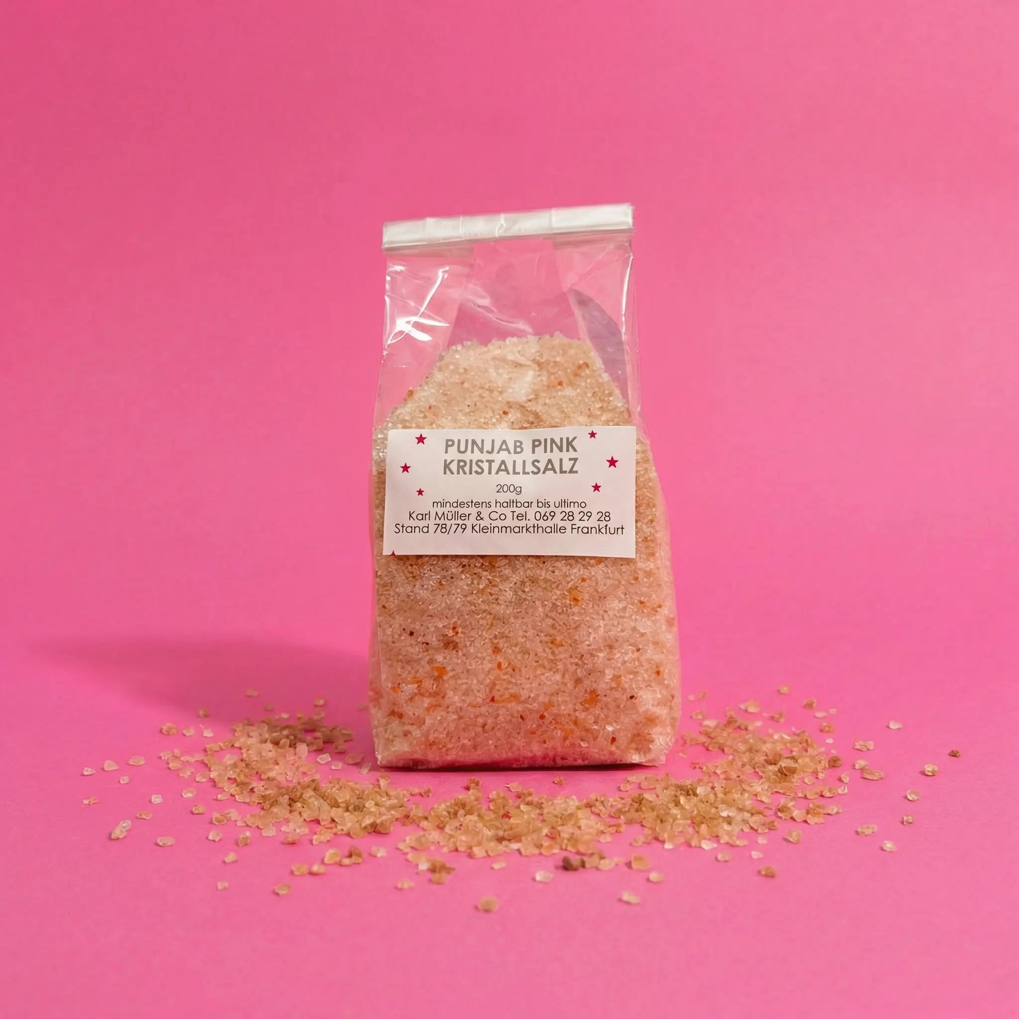 Punjab Pink Salz - Grobes Rosa-Kristallsalz