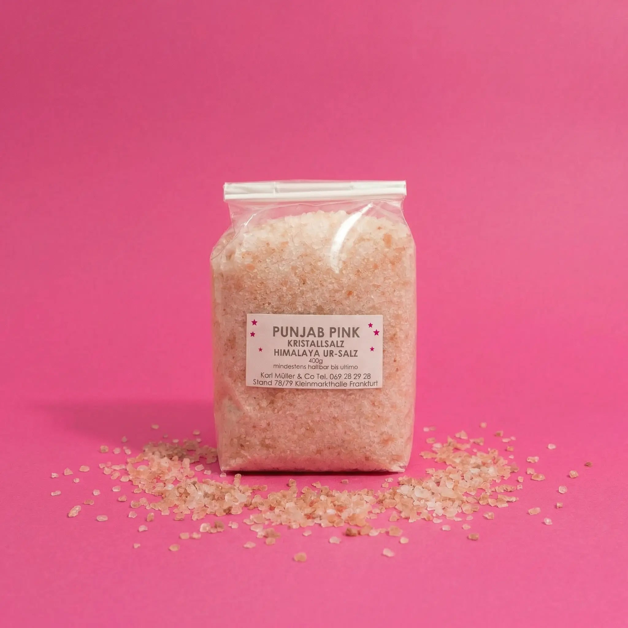 Punjab Pink Salz - Grobes Rosa-Kristallsalz