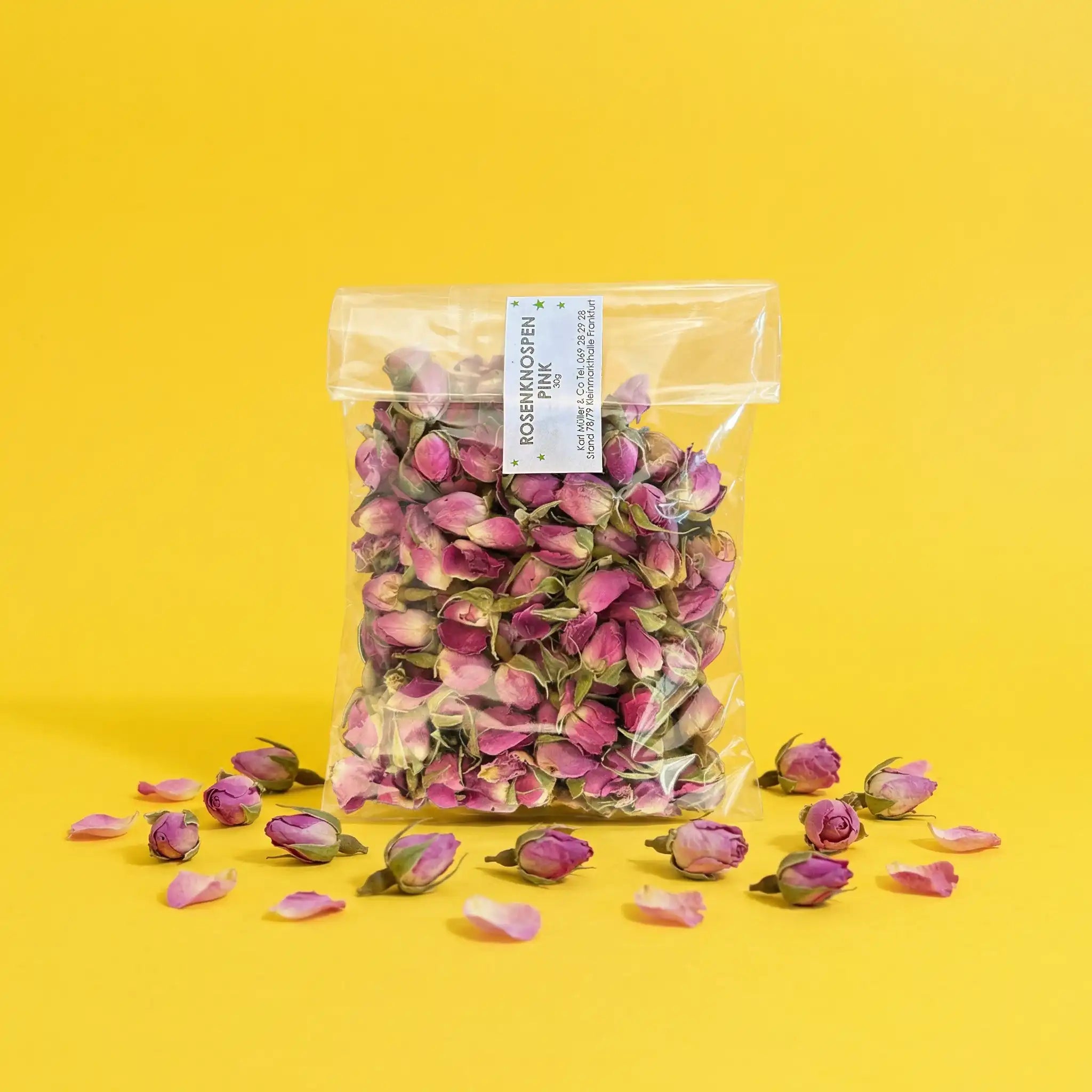 Rosenknospen Pink kaufen | Premium Qualität getrocknet