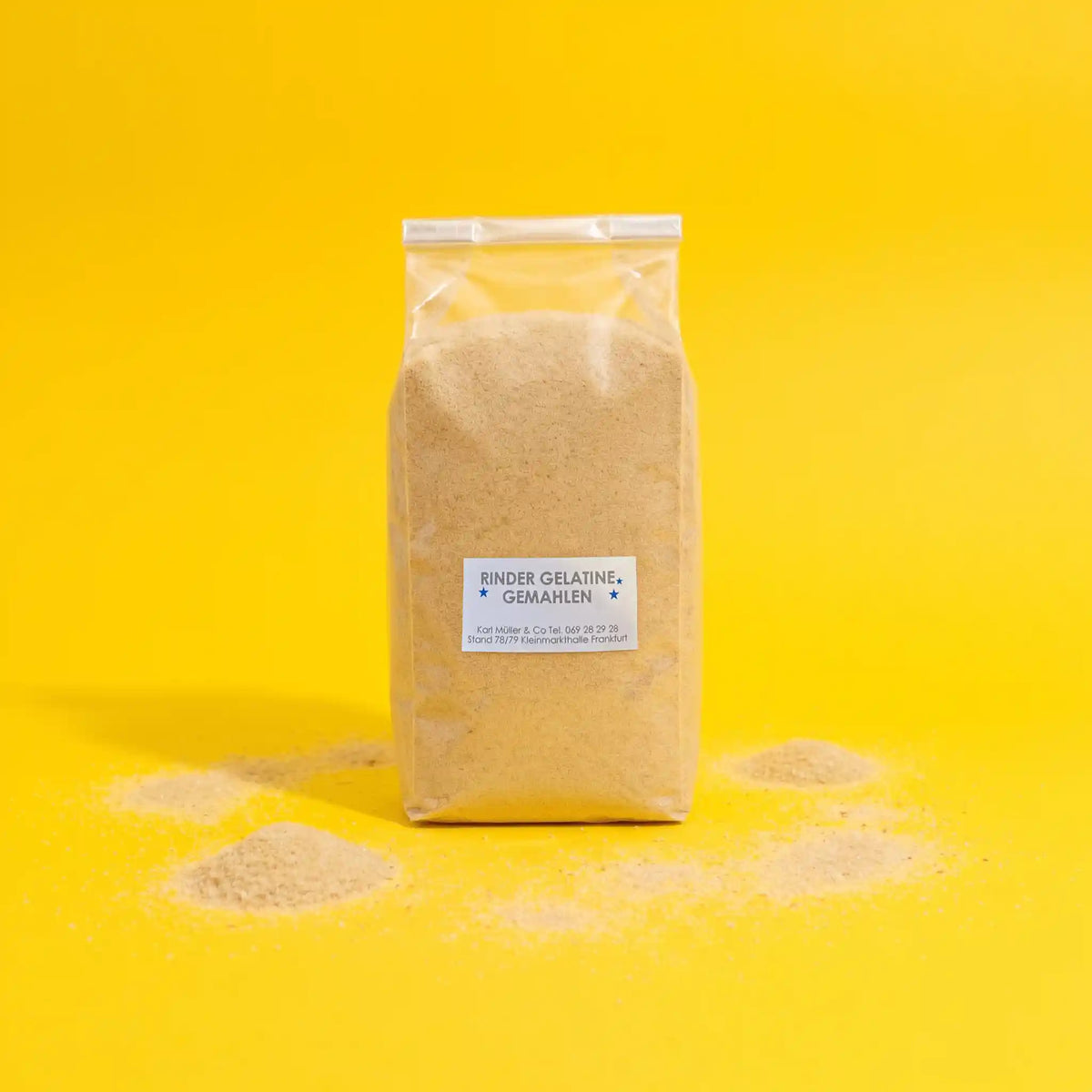 Rindergelatine gemahlen kaufen | 500 g zum Backen & Kochen